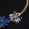 YFJEWE Top Newest Jewelry Exquisite Rhinestone Pendant Necklace Gem Flower Chain Pendant Necklace For Women Wedding N011