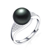 2020 New Arrive AAAA real pearl ring for women adjustable S925 sliver ring with 8-9mm natural pearl jewelry