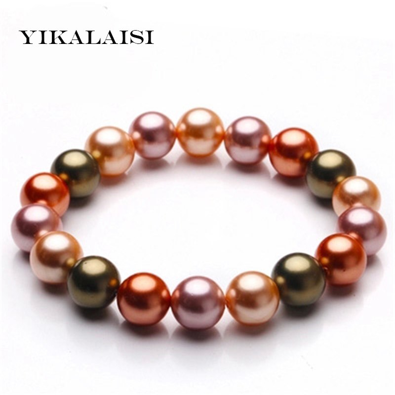 2020 Charm Bracelet Pearl Jewelry Green Pearl Shellfish Bracelet & Bangles For Women for girls wedding gifts