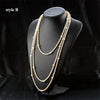 2020 new Fashion Long Multilayer Pearl Necklace Pearl Choker Charm Jewelry For women best gift