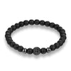 YIZIZAI Couple Bracelet Crown Bracelets For Women Charm Stone Beads Men Jewelry  Pulseira Masculina Bileklik Pulseira Feminina