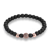 YIZIZAI Couple Bracelet Crown Bracelets For Women Charm Stone Beads Men Jewelry  Pulseira Masculina Bileklik Pulseira Feminina