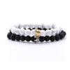 YIZIZAI Couple Bracelet Crown Bracelets For Women Charm Stone Beads Men Jewelry  Pulseira Masculina Bileklik Pulseira Feminina
