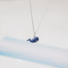 YIZIZAI Cute SilverPlating Blue whale Pendant Necklace for Women SilverWomens Necklace Girls Chain Gift Jewelry Women