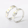 YIZIZAI Sole Memory Sun Moon Star Silver Color Valentine's Day Female Resizable Opening Romantic Couple Rings For Men Women Gift