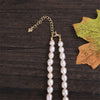 YKNRBPH Women's S925 Rice Pearl Necklace Romantic  Fine Jewwlry Anniversary Chain