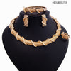 YULAILI 2020 New Coming High Quality Gold Costume Necklace Gold Color Jewelry Sets Online Shopping
