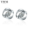 YWM 925 Sterling Silver Fashion Earrings Korean Jewelry Many Style Option