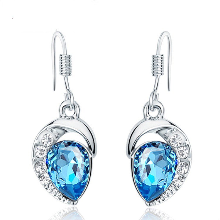 YWM Clearance Angel Eye Stud Earrings Korean Fashion Jewelry Wholesale Hot Vintage Jewelry Crystal Earring for Women Girls