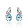 YWM Clearance Angel Eye Stud Earrings Korean Fashion Jewelry Wholesale Hot Vintage Jewelry Crystal Earring for Women Girls