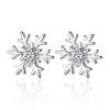 YWM S925 Sterling Silver Ice Snowflake Earrings Fashion Korean Ear Line Exquisite Small Fresh Jewelry Tassel Earrings for Women