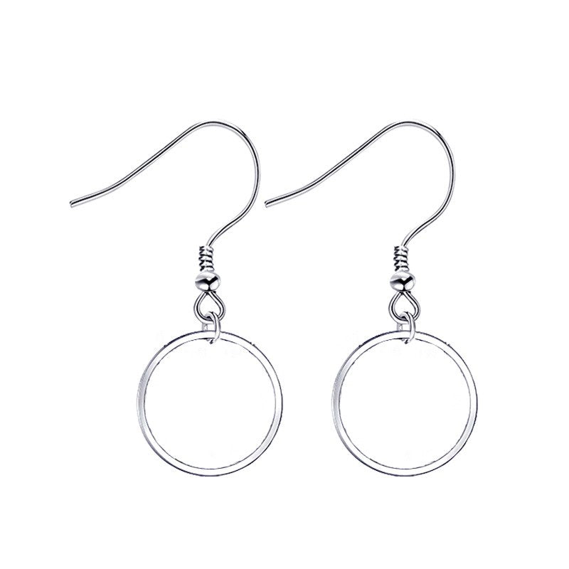 YWM S925 Sterling Silver Strawberry Crystal Round Earrings Natural Crystal Moonstone Drop Earrings Fresh and Colorful Earrings