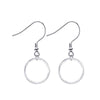 YWM S925 Sterling Silver Strawberry Crystal Round Earrings Natural Crystal Moonstone Drop Earrings Fresh and Colorful Earrings