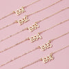 Year Number Alloy Necklaces for Women Birthday Gift From 1991 To 2005 Female Pendant Necklace Jewelry Factory Outlet