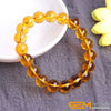Yellow Citrines Bracelet Natural Stone Bracelet DIY jewelry bracelet gift Lucky stone for Taurus, Gemini and Virgo