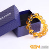 Yellow Citrines Bracelet Natural Stone Bracelet DIY jewelry bracelet gift Lucky stone for Taurus, Gemini and Virgo