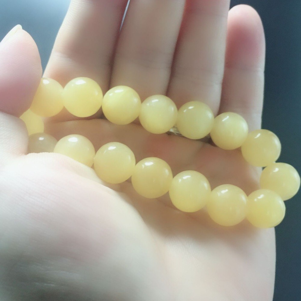 Yellow Stone Round Beads AAA + Natural Stone Beads For Jewelry Making Bracelet Necklace Strand Pick Size Free 8-12mm Beads Gift