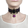 YiYaoFa False Collar Vintage Choker Necklace Handmade Lace Necklace Pendant for Women Accessories Lady Party Jewelry GN-127
