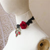 YiYaoFa Gothic Jewelry Choker Necklace For Women Accessories Vintage Lace Necklace & Pendant Collar Statement Necklace GN-100