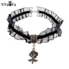 YiYaoFa Gothic Jewelry Vintage Lace Necklace for Women Accessories Party Choker Necklace Statement Collar Necklace GN-141