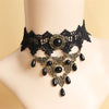 YiYaoFa Handmade Vintage Lace Choker Necklace False Collar Gothic Necklace for Women Accessories Lady Party Jewelry GN-19