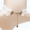 YiYaoFa Vintage Choker Necklace Gothic False Collar Statement White Lace Necklace for Women Accessories Lady Party Jewelry GN-47
