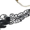 YiYaoFa Women Elegant Vintage Princess Black Lace Gothic Necklace Victorian Lolita Choker Pendant Vampire Chain Y191