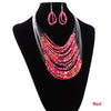 2020 Fashion Seed Beads Bib Necklaces Colliar 5 Colors Bohemian Women Female Party Statement Jewelry Gifts
