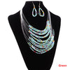 2020 Fashion Seed Beads Bib Necklaces Colliar 5 Colors Bohemian Women Female Party Statement Jewelry Gifts