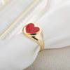 Yin Yang Rings For Women Korean Daisy Heart Ring Stainless Steel 2023 Trendy Jewerly Wedding Band Gift anillos mujer