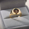 Yin Yang Rings For Women Korean Daisy Heart Ring Stainless Steel 2023 Trendy Jewerly Wedding Band Gift anillos mujer