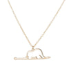Yiustar   Little Prince Necklace for Women Girls Jewelry Le Petit Prince Charms Necklace Snake Elephant Necklace