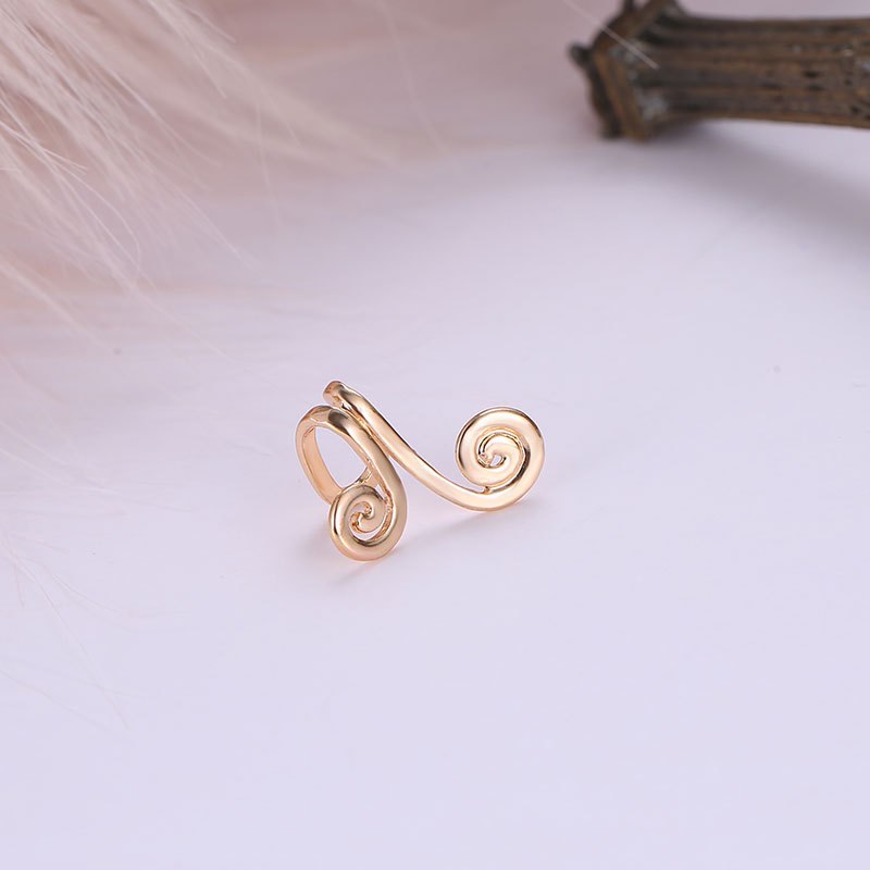 36pcs sun wukong magic clip earring ear cuff man woman gold silver black round spiral unisexpunk single earring jewelry