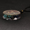 Yoga OM Healing Orgonite Pendant Necklace Men Women Reiki 7 Chakra Colorful Chip Stone Orgone Necklaces 2021 Jewelry