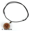 Yoga OM Healing Resin Crystal Energy Orgone Pendant Necklace Chip Tiger Eye Stone Round Pendants Reiki Necklaces For Men Women