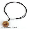 Yoga OM Healing Resin Crystal Energy Orgone Pendant Necklace Chip Tiger Eye Stone Round Pendants Reiki Necklaces For Men Women