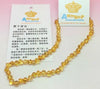 100pcs/lot 33cm Natural Amber Teething Necklace for Baby 100% Real Baroque Styles Original Baltic Amber Jewelry Wholesale