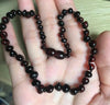 10pcs/set New 32cm Natural Amber Teething Necklace for Baby 100% Real Custom Original Baltic Amber Jewelry Wholesale
