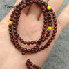 5.2mm 9.5g 108 Mala Beads Amber Bracelet Necklace for Gift Prayer Bless Buddhist Baltic Natural Amber Jewelry Wholesale