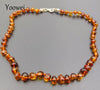 Baby Amber Teething Necklace for Gift Baltic Amber Beads S925 Silver Handmade Original Natural Amber Jewelry Wholesale