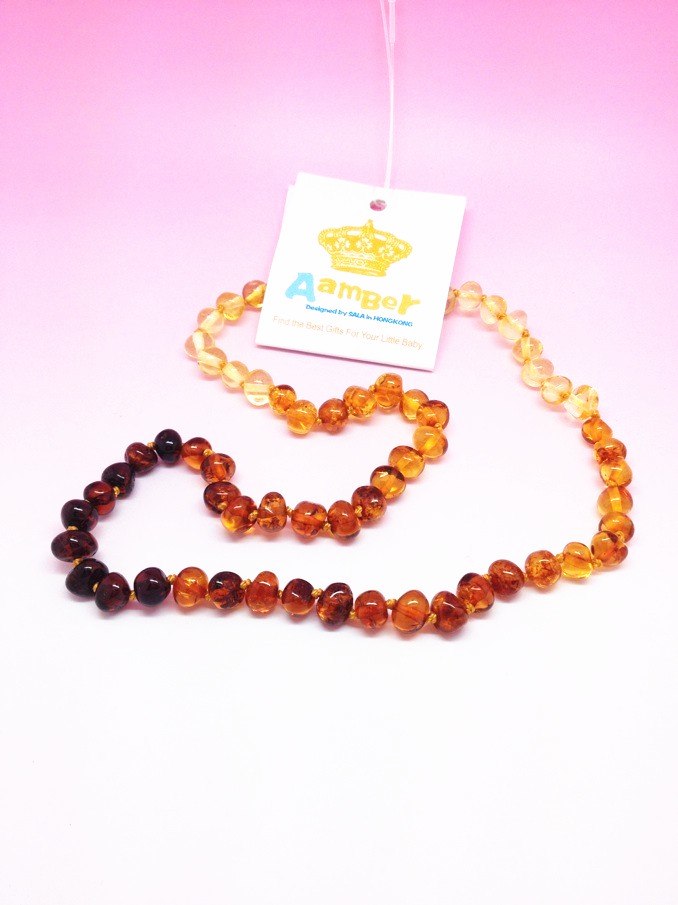 Baroque Amber Necklace for Women Baby Natural Baltic Amber Beads Factory Unique Styles Original Amber Jewelry--Wholesale