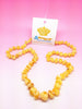 Baroque Amber Necklace for Women Baby Natural Baltic Amber Beads Factory Unique Styles Original Amber Jewelry--Wholesale