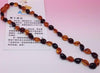 Bean Amber Necklace for Baby Olive Shape Beads Factory Unique Designs Natural Baby Amber Teething Jewelry for Kids Gifts