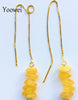 Irregular Amber Earrings for Etsy Baltic Beads Amber Long Jewelry Chic Drop Earrings Girl Gifts 3 Colors Amber Supplier