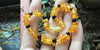 Natural Amber Chips Bracelet for Women diy Irregular Baltic Genuine Beads Adult Bracelet Original Amber Jewelry Wholesale
