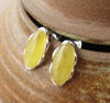 Natural Amber Earrings for Women Baltic Genuine Original Amber Beads Long Oval Authentic Stud Earrings S925 Jewelry Gifts