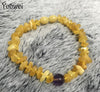 Wholesale Natural Amber Bracelet/Necklace Amethyst Quartz Agate Stone Customized diy Gems Baltic Amber Jewelry Supplies