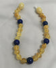 Wholesale Natural Baltic Amber Bracelet Lapis Lazuli Gemstone Customized Beads Bracelet Women Necklace Baby Amber Jewelry