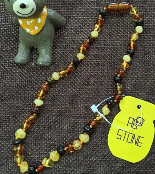 Wholesale Natural Baltic Amber Necklace for Baby Adult 100% Real Irregular Baroque Amber Original Amber Baby C Jewelry