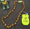 Wholesale Original Amber Necklace for Kids Adult Natural Beads Baby Amber Teething Necklace Baltic Amber Jewelry 10 Color